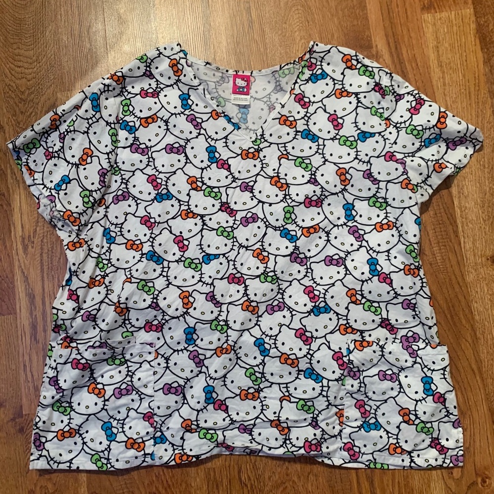 Hello Kitty Scrub Top